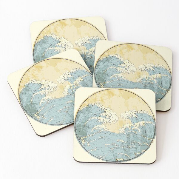 Item preview, The Great Waves Off Kanagawa designed and sold by Pink Pineapple Works.