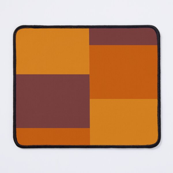 Item preview, Orange color block rectangles pattern designed and sold by 247vibes.