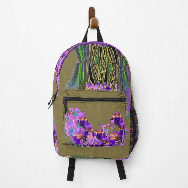 Item preview, PURPLE IRIS GARDEN ABSTRACT PATTERN ART designed and sold by sharlesart.