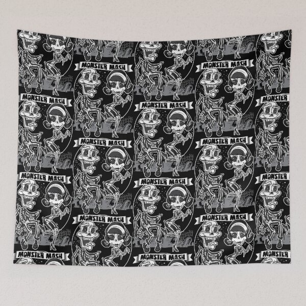 Item preview, Skeletons dancing in the cemetery at the Monster Mash designed and sold by eShirtLabs.