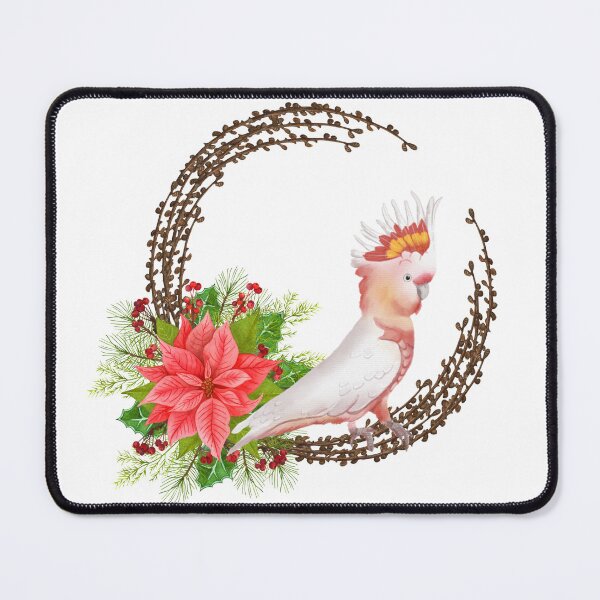 Item preview, Cockatoo Native Wreath Christmas designed and sold by Tracey Bartlett.
