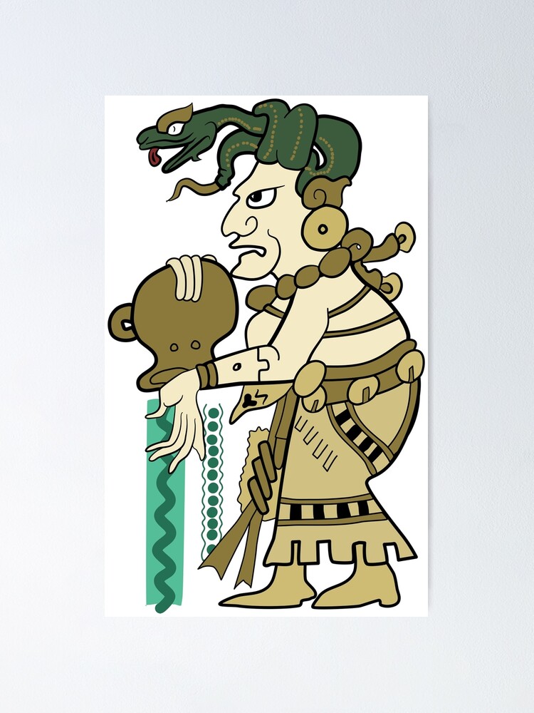 Ixchel Mayan God Of Moon Love And Pregnancy Poster For Sale By Mayanpeninsula Redbubble 1156