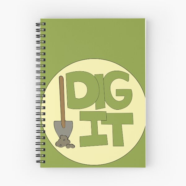 Item preview, Dig it Illustrated Funny Gardener Dirt Lover Badge designed and sold by AngelDawnDesign.