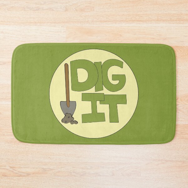 Item preview, Dig it Illustrated Funny Gardener Dirt Lover Badge designed and sold by AngelDawnDesign.