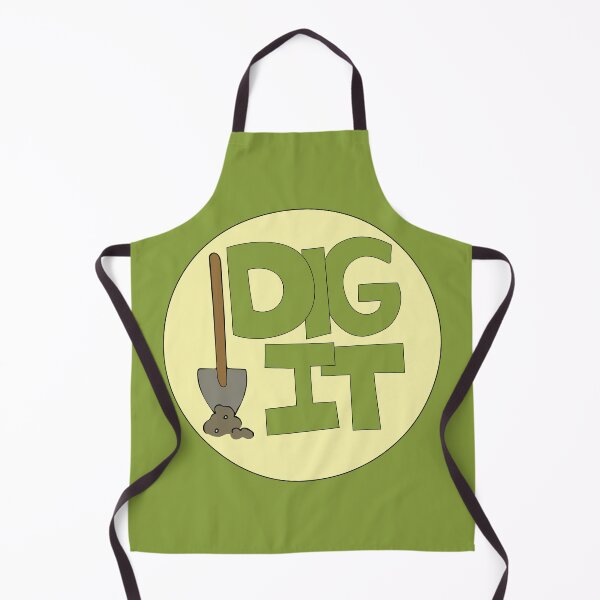Item preview, Dig it Illustrated Funny Gardener Dirt Lover Badge designed and sold by AngelDawnDesign.