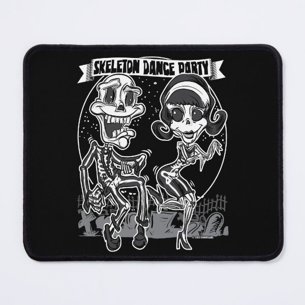 Item preview, Skeletons dancing in the cemetery at the Skeleton Dance Party designed and sold by eShirtLabs.