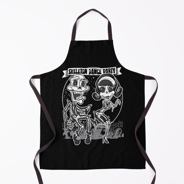 Item preview, Skeletons dancing in the cemetery at the Skeleton Dance Party designed and sold by eShirtLabs.