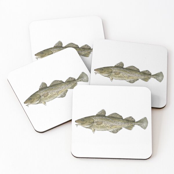 Item preview, Atlantic Cod Fish Watercolor designed and sold by jjomally1.