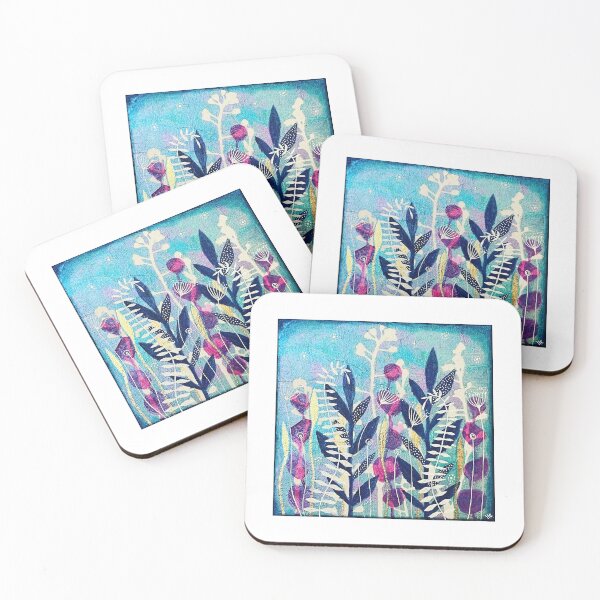 Item preview, Teal Wild Foliage designed and sold by Hollys-Prints.