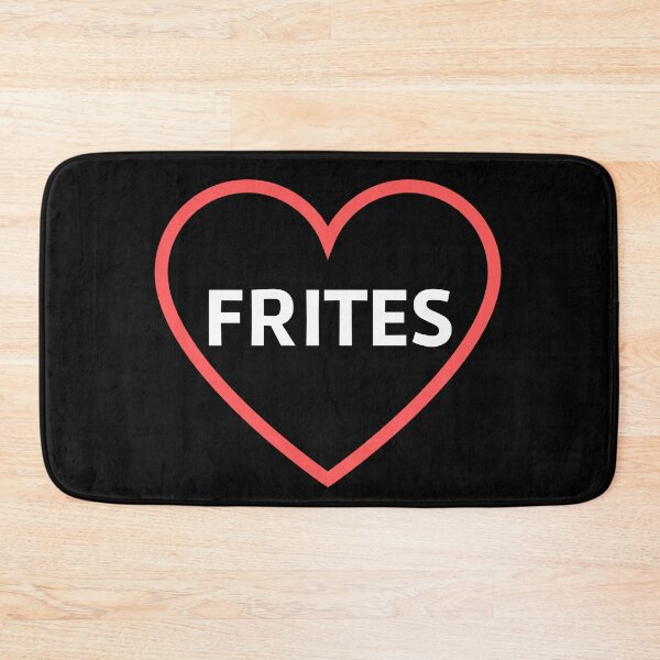 Aperçu de l'œuvre TEE SHIRT ET STICKERS"FRITES MON AMOUR" créée et vendue par monoso0607.