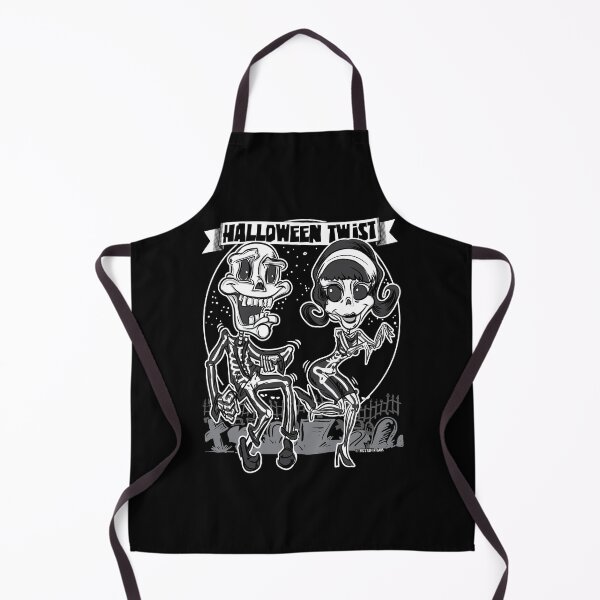 Item preview, Skeletons dancing in the cemetery doing the Halloween Twist designed and sold by eShirtLabs.