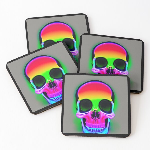 Item preview, Fluorescent Colored Skull 3 designed and sold by Riccivela.