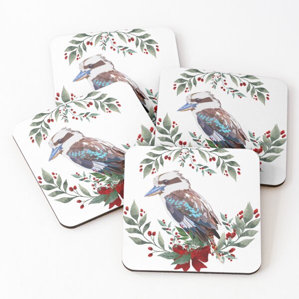 Item preview, Kookaburra Australian Christmas Wreath designed and sold by Tracey  Bartlett.
