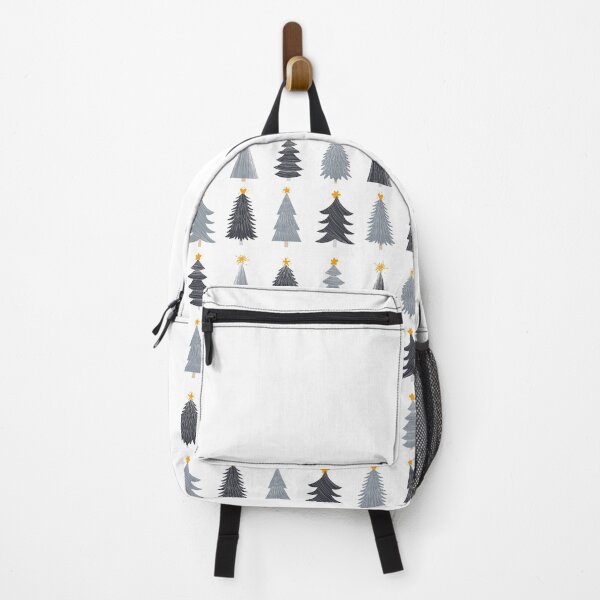 Item preview, Black and white Christmas tree pattern - Little Winter tree designed and sold by Dominiquevari.