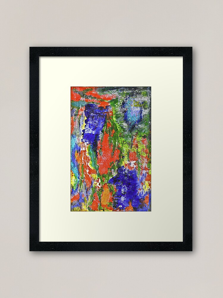 Aperçu 1 sur 7. Impression encadrée avec l'œuvre Cri de couleur créée et vendue par Selma-Murad.