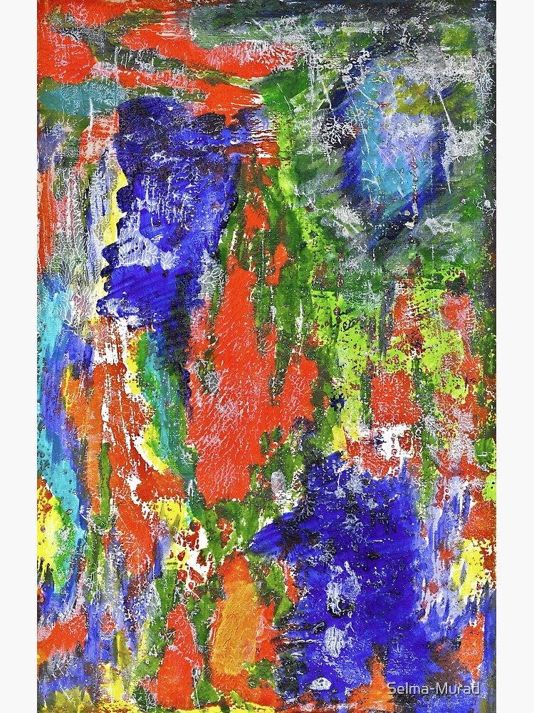 Aperçu 7 sur 7. Impression encadrée avec l'œuvre Cri de couleur créée et vendue par Selma-Murad.