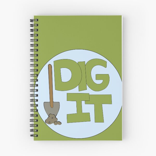 Item preview, Dig it Illustrated Funny Gardener Dirt Lover Badge designed and sold by AngelDawnDesign.