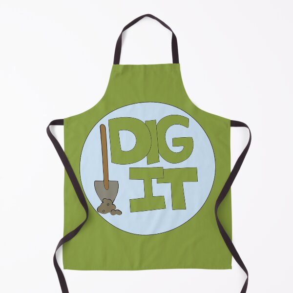 Item preview, Dig it Illustrated Funny Gardener Dirt Lover Badge designed and sold by AngelDawnDesign.