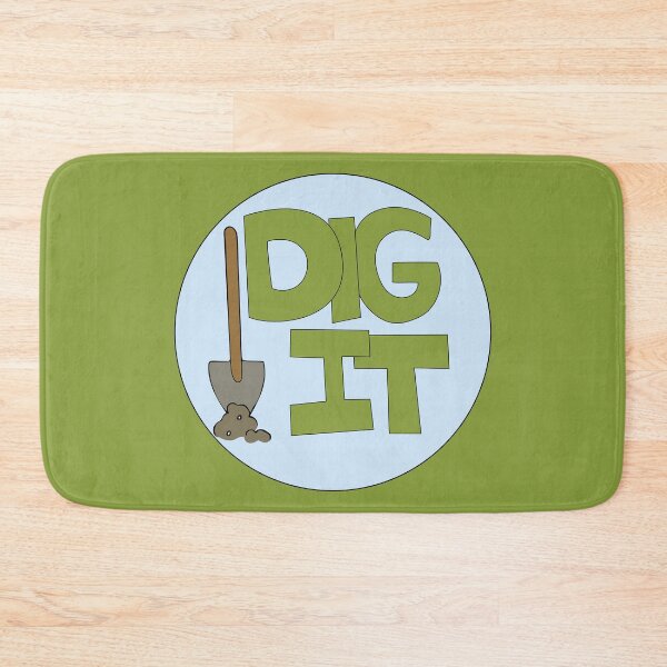 Item preview, Dig it Illustrated Funny Gardener Dirt Lover Badge designed and sold by AngelDawnDesign.