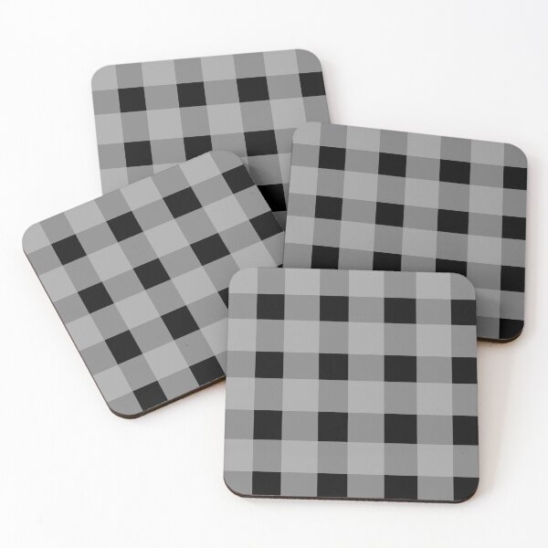 Item preview, Dark Gray and Black Gingham Plaid designed and sold by Julie Erin Designs.