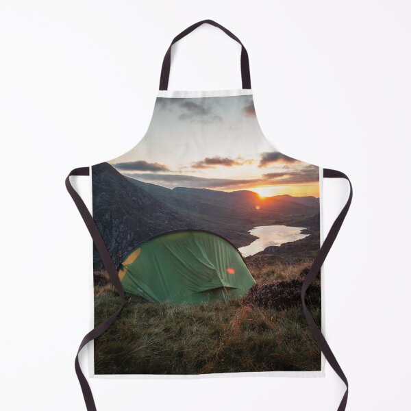 Item preview, Wild Camping in Snowdonia National Park | Sunrise above Llyn Ogwen designed and sold by BackpackTravel.