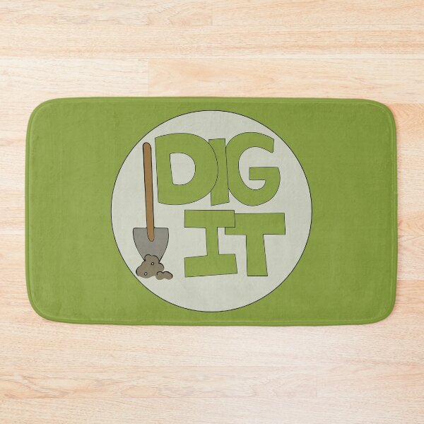 Item preview, Dig it Illustrated Funny Gardener Dirt Lover Badge designed and sold by AngelDawnDesign.