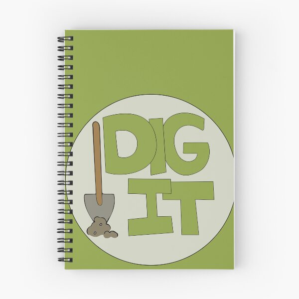 Item preview, Dig it Illustrated Funny Gardener Dirt Lover Badge designed and sold by AngelDawnDesign.