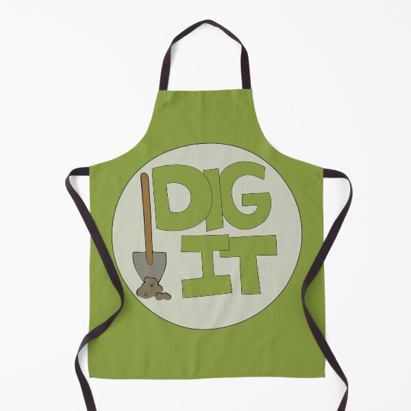 Item preview, Dig it Illustrated Funny Gardener Dirt Lover Badge designed and sold by AngelDawnDesign.