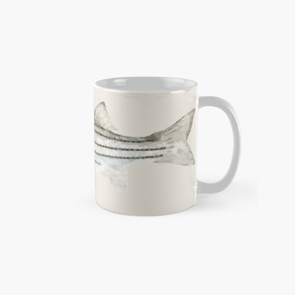 Item preview, Striped Bass Fish Watercolor designed and sold by jjomally1.
