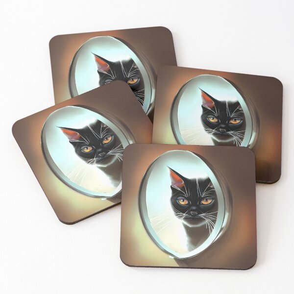 Item preview, Cat in the Mirror designed and sold by Captain Met.