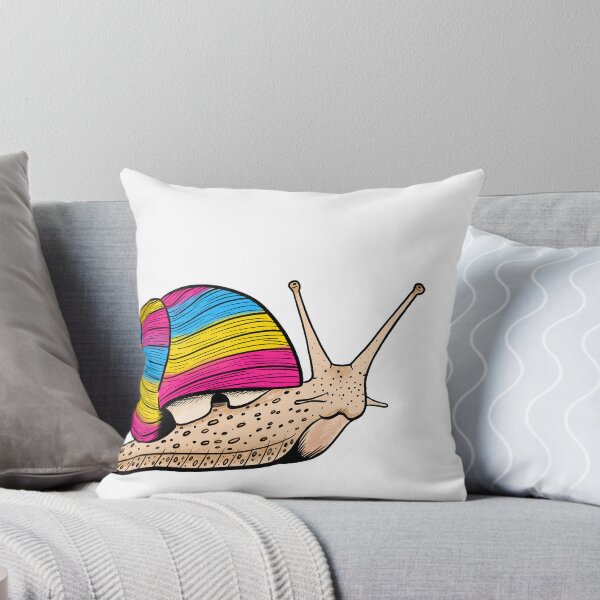 Item preview, Pansexual Pride Snail designed and sold by NightCritter.