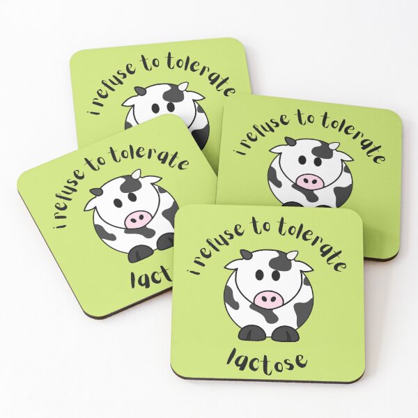 Item preview, I Refuse To Tolerate Lactose (Lime Green) designed and sold by ami.creations.