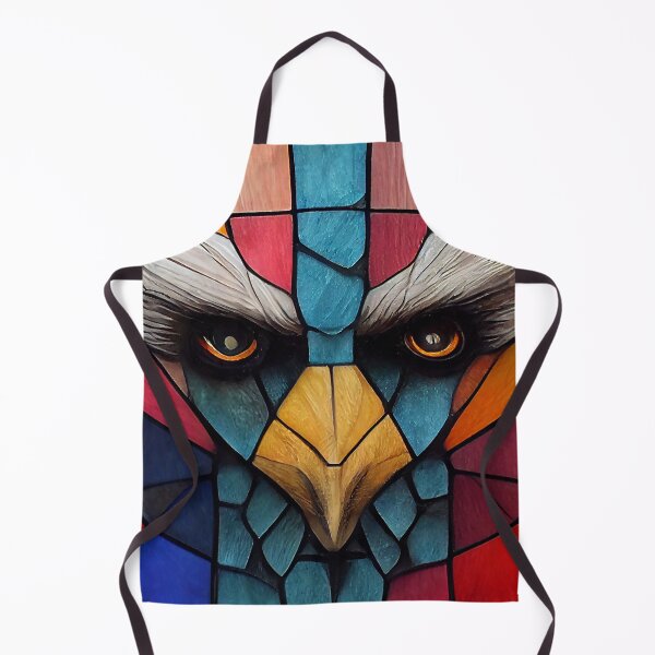 Item preview, Stained Glass Eagle Face - 1 designed and sold by MrVPhotography.