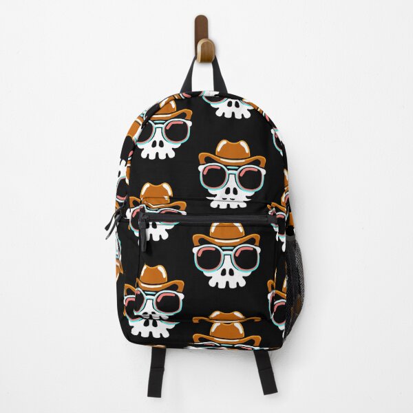 Item preview, Skeleton Cowboy Skull Halloween Retro Colorful designed and sold by betternotes.