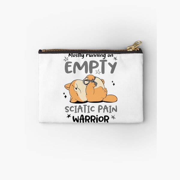 Item preview, Mostly running on Empty Sciatic Pain Warrior designed and sold by ElizabethS809.