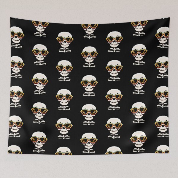 Item preview, Skeleton Halloween Retro Colorful designed and sold by betternotes.