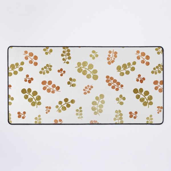 Item preview, Gold and Copper Berries with Mottled Effect on White designed and sold by AnkasArtz.