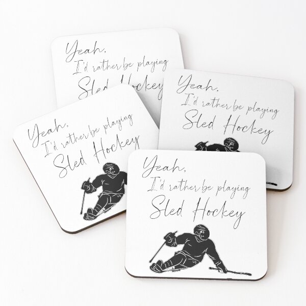 Item preview, I'd rather be playing sled hockey designed and sold by HarrisonDesign.