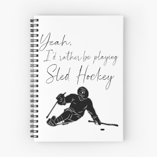 Item preview, I'd rather be playing sled hockey designed and sold by HarrisonDesign.