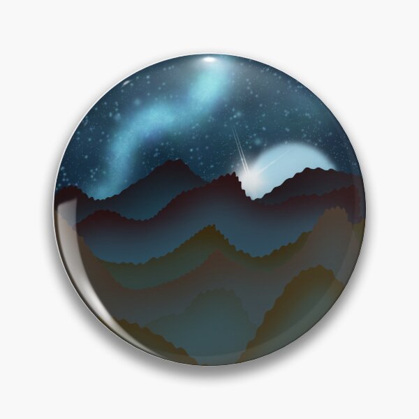 Item preview, starry night mountain scape designed and sold by Tclowd17.