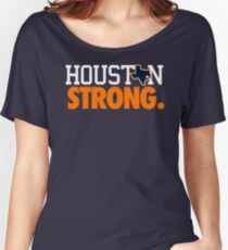 HOUSTON STRONG. Women's Relaxed Fit T-Shirt