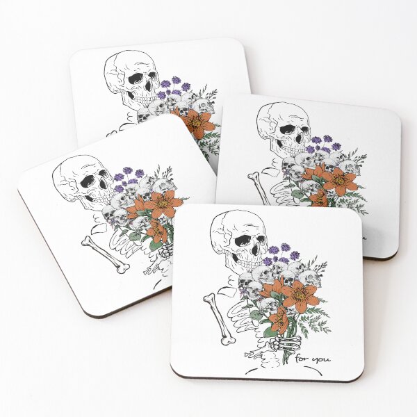 Item preview, Skeleton Smelling Skull Flower Bouquet- For You/ Skeleton  designed and sold by Designs By YL.