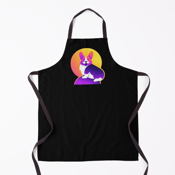 Item preview, Sunset Corgi Halloween Retro Colorful designed and sold by betternotes.