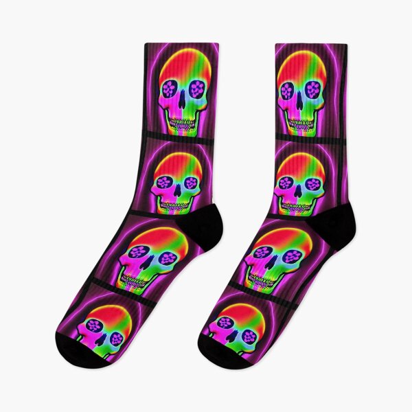 Item preview, Fluorescent Colored Skull 4 designed and sold by Riccivela.