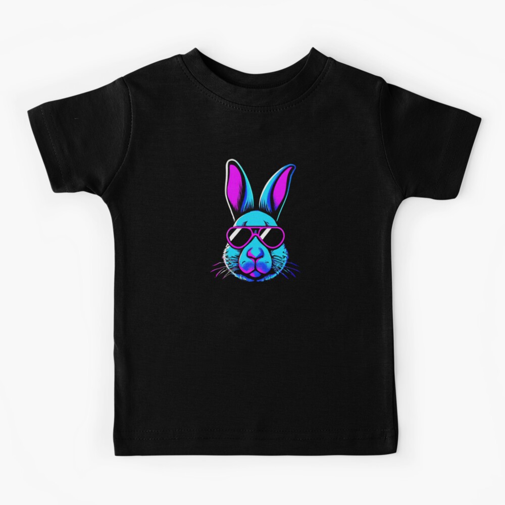 Swag Rabbit Retro Neon Retro Colorful