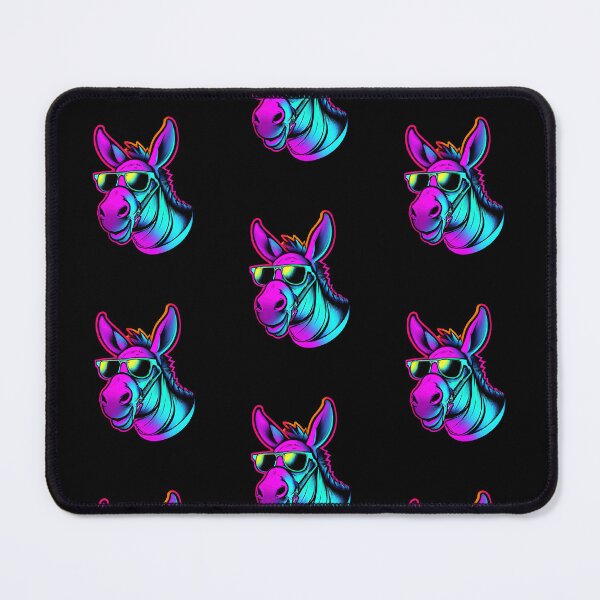Item preview, Synthwave Donkey Electro Retro Colorful designed and sold by betternotes.