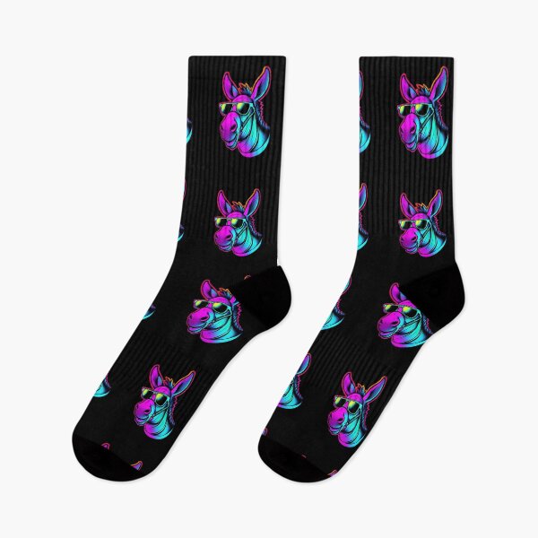 Item preview, Synthwave Donkey Electro Retro Colorful designed and sold by betternotes.
