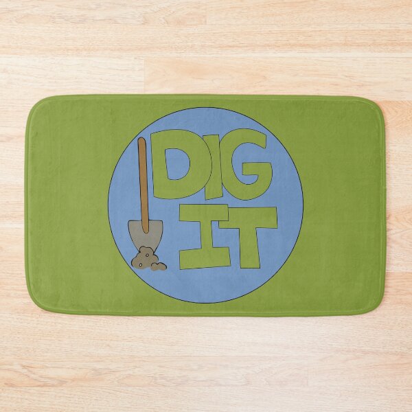 Item preview, Dig it Illustrated Funny Gardener Dirt Lover Badge designed and sold by AngelDawnDesign.
