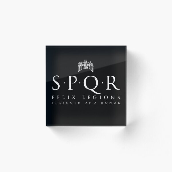 SPQR - Roman Empire Army Acrylic Block