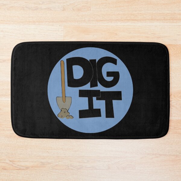 Item preview, Dig it Illustrated Funny Gardener Dirt Lover Badge designed and sold by AngelDawnDesign.